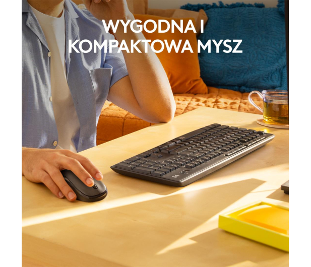 Logitech MK295 Silent Wireless grafitowy - 595519 - zdjęcie 9